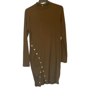 Forever 21 Mock Turtle Neck Knit Dress Sz 2X